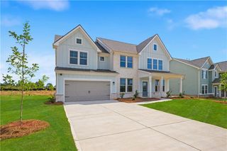 New construction Single-Family house 729 Dunlake Wy, Locust Grove, GA 30248 plan Stonefield - Front Entry - image