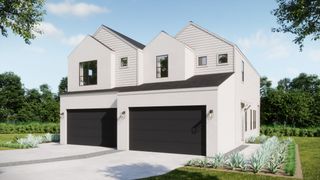 New construction Single-Family house 1318 Sweet Bark St, Austin, TX 78723 plan The Duets Collection at Novel - image