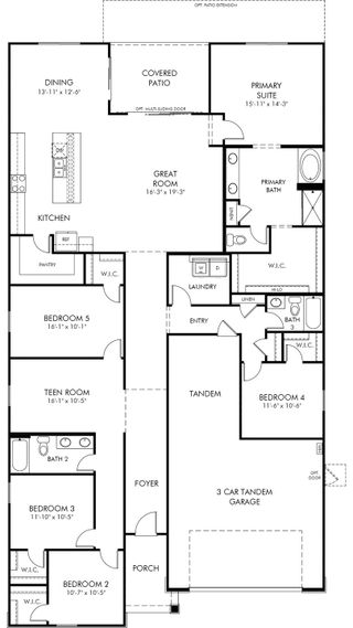 New construction Single-Family house 18448 W Manzanita Dr, Waddell, AZ 85355 plan Lennon - image