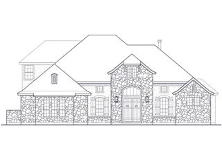 New construction Single-Family house 1202 Flint Ridge Trl, Georgetown, TX 78628 Santa Fe- photo