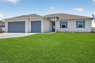 New construction  house 2105 Nw 4Th St, Cape Coral, FL 33993 plan The Bluewater Cove - image