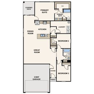 New construction house 9380 N Concho Dr, Kingman, AZ 86401 plan Palmero - image