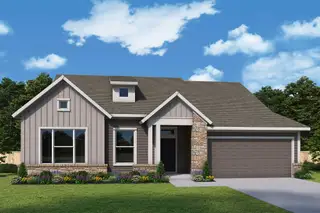 New construction Single-Family house 297 Flowering Senna Dr, Buda, TX 78610 plan The Carrington - image