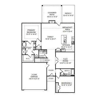 New construction Single-Family house 6006 Old Evergreen Parkway, Indian Trail, NC 28079 The Radford- photo