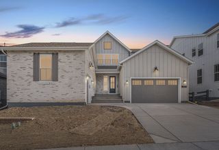 New construction Single-Family house 6475 Still Pine Cir, Castle Pines, CO 80108 plan 5074 Stonehaven Elevation A - Modern Farmhouse - image