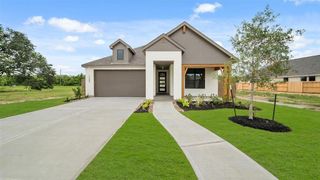 New construction Single-Family house 12307 Grassy Bend Drive, Mont Belvieu, TX 77523 Kahlo Plan- photo