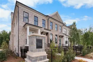 New construction Townhouse house 210 Midnight Oak Run, Unit 3, Alpharetta, GA 30009 plan The Chamberlain - image