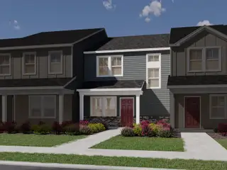 New construction Townhouse house 6055 Spring Forest Rd, Raleigh, NC 27616 plan Baxter - image