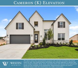New construction Single-Family house 31111 Peony Place Dr, Fulshear, TX 77441 plan The Cameron - image