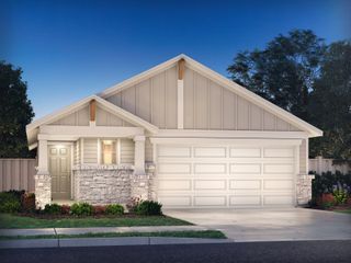 New construction Single-Family house 920 Sun Grove Trail, Georgetown, TX 78628 The Cascade (330)- photo