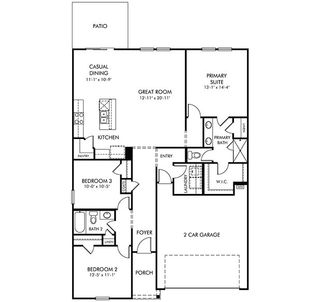 New construction Single-Family house 1528 Switchback Cir, Moore, SC 29369 plan Buchanan - image