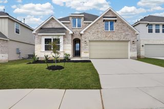 New construction Single-Family house 7419 Hound Xing, San Antonio, TX 78252 plan Alyssa - image