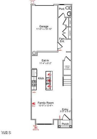 New construction Townhouse house 244 Chesapeake Commons Street, Garner, NC 27529 Clover- photo