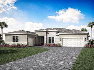 New construction  house 10741 Sw Mistarva Pl, Port St. Lucie, FL 34987 plan Monaco - image