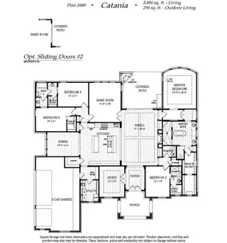 New construction Single-Family house 112 Swan Lake Dr, Waxahachie, TX 75165 plan Catania - image