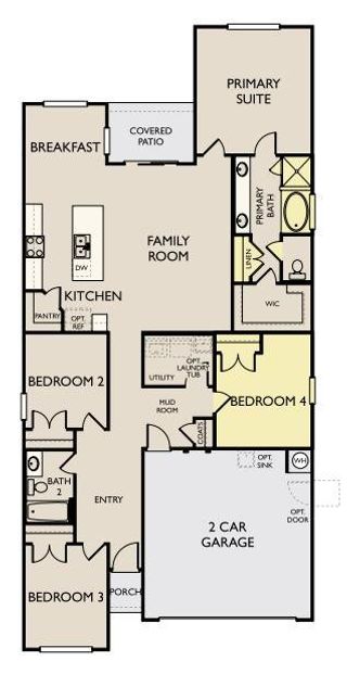 New construction Single-Family house 107 Coleto Trl, Bastrop, TX 78602 plan Cartwright - image