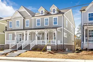 New construction Townhouse house 152 Palm St, Holly Springs, GA 30115 plan Walnut - image