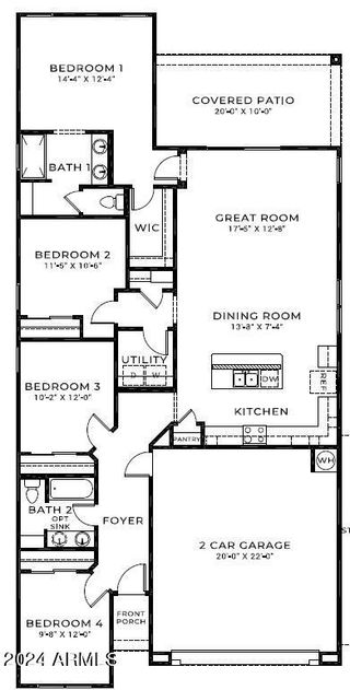 New construction  house 10604 W Spencer Run, Tolleson, AZ 85353 plan Mockingbird - image