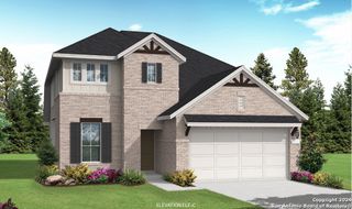 New construction Single-Family house 3217 Wild Iris, New Braunfels, TX 78130 Woodlake (2540-CV-35)- photo