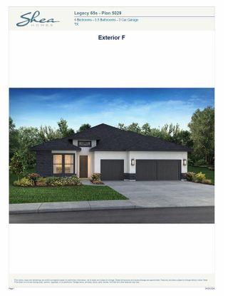 New construction Single-Family house 925 Groundwater Wy, Friendswood, TX 77546 plan 5029 - image