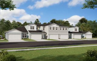 New construction Townhouse house 385 Woods Ln, St. Augustine, FL 32092 plan Coral - image