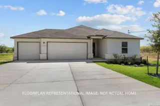 New construction Single-Family house 17446 Buffalo Grass Ln, Elmendorf, TX 78112 plan Esparanza - image