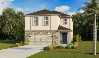 New construction Single-Family house 35330 Homebound Gate Dr, Zephyrhills, FL 33545 plan Elston II Modern - image