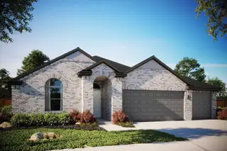 New construction Single-Family house 439 Backstays Lp, Kyle, TX 78640 plan Hamlin - 3 Car - image