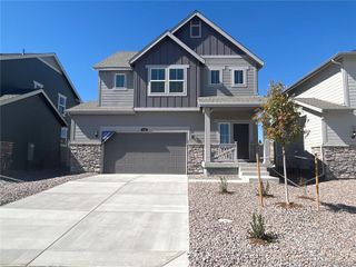 New construction Single-Family house 734 Yankee Boy Loop, Elizabeth, CO 80107 Flatiron- photo