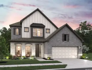 New construction Single-Family house 7407 Hound Xing, San Antonio, TX 78252 plan Jordan - image