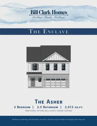 New construction Single-Family house 101 Provence Wy C, Greenville, NC 27858 plan The Asher - image
