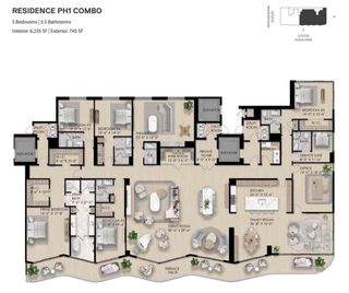New construction Condo house 521 E Las Olas Blvd, Unit PH1 Combo, Fort Lauderdale, FL 33301 - image