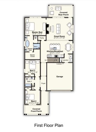 New construction Single-Family house 5726 Hollow Oak, Arlington, TN 38002 plan Kensley - image