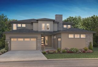 New construction Single-Family house 6837 Crossbridge Circle, Castle Pines, CO 80108 5074 Stonehaven Elevation C - Modern Prairie- photo