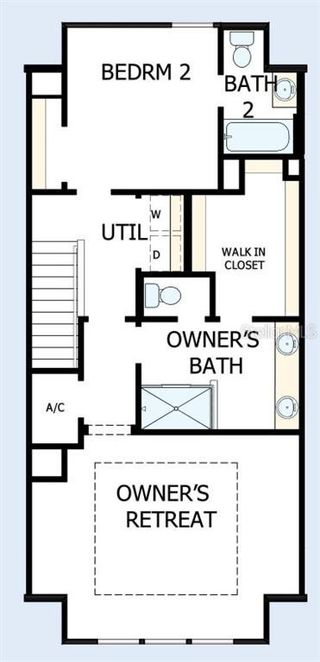 New construction Townhouse house 6605 N Nebraska Ave, Unit 9, Tampa, FL 33604 plan The Carsten - image