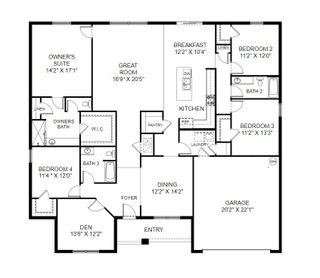 New construction  house 4275 SW 106th Pl, Ocala, FL 34476 plan Cedar - image