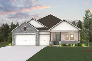 New construction Single-Family house 186 Paddle Wheel Path, Kyle, TX 78640 plan Everglade - image