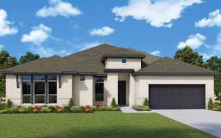 New construction Single-Family house 1728 Howler Wy, Todd Mission, TX 77316 plan The Marigold - image