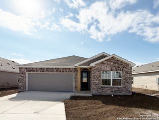 New construction Single-Family house 14618 Lower Pass Ln, San Antonio, TX 78252 Cartwright- photo