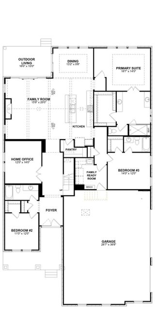 New construction Single-Family house 7297 Orrinshire Dr, Fairview, TN 37062 plan Parkhill - image