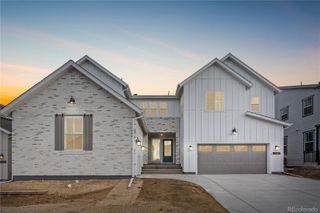 New construction Single-Family house 6469 Still Pine Cir, Castle Pines, CO 80108 plan 5075 Hyde Elevation A - Modern Farmhouse - image