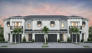 New construction Townhouse house 735 Nove Blvd, Margate, FL 33063 plan Banyan - image