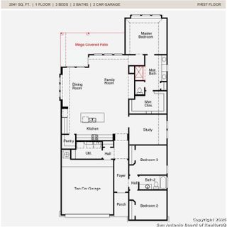 New construction Single-Family house 293 Ainslie St W, Castroville, TX 78009 Grandview- photo