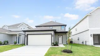 New construction Single-Family house 9221 Crestone Peak Dr, Willis, TX 77318 plan The Woodland - image