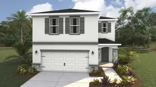 New construction Single-Family house 9952 Morning Meadowlark Trl, Parrish, FL 34219 plan Elston - image