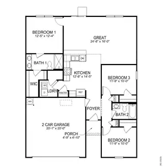 New construction Single-Family house 128 Cades Cove Dr, Greenwood, SC 29646 plan Macon - image