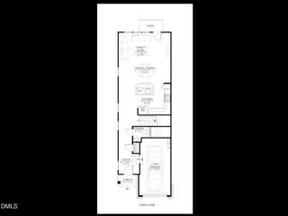 New construction Townhouse house 948 Steel Mill Ln, Apex, NC 27502 plan Weston End Unit - image