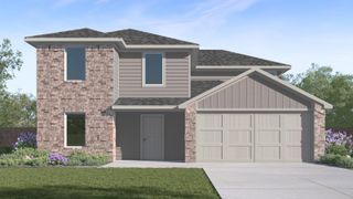 New construction Single-Family house 144 Baby Calf Roping Rd, Jarrell, TX 76537 plan Denise - image