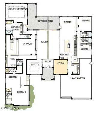 New construction  house 22523 S 180Th Pl, Queen Creek, AZ 85142 plan The Whitewing - image