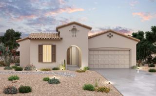 New construction Single-Family house 16391 W. Desert Mirage Drive, Surprise, AZ 85388 Hacienda Series - Cinnabar- photo